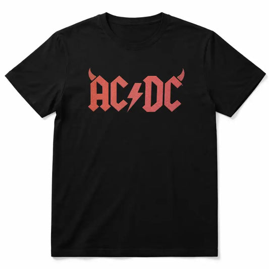 ACDC Horns Kids Black T-shirt