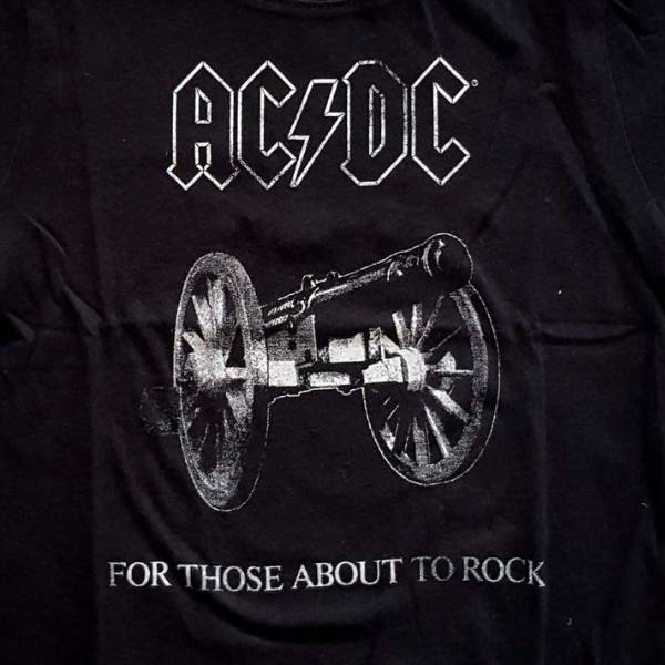 AC/DC Kids T-Shirt - For Those About To Rock Cannon AC/DC Kids T-Shirt - For Those About To Rock Cannon