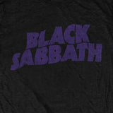 Black Sabbath Adult T-Shirt - Black Sabbath Purple Logo