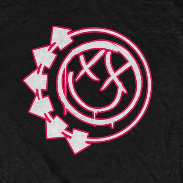 Blink 182 Kids T-Shirt - Six Arrow Smiley Blink 182 Kids T-Shirt - Six Arrow Smiley