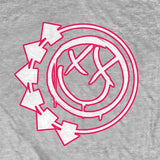 Blink 182 Kids T-Shirt - Six Arrow Smiley - Grey Blink 182 Kids T-Shirt - Six Arrow Smiley - Grey