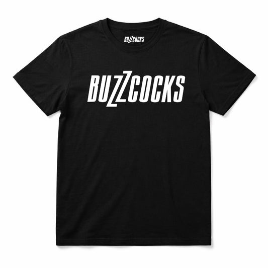 Buzzcocks Kids T-Shirt – Classic White Logo - Black