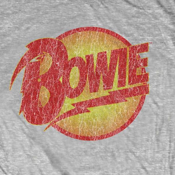 David Bowie Kids T-Shirt - Diamond Dogs Logo - Grey