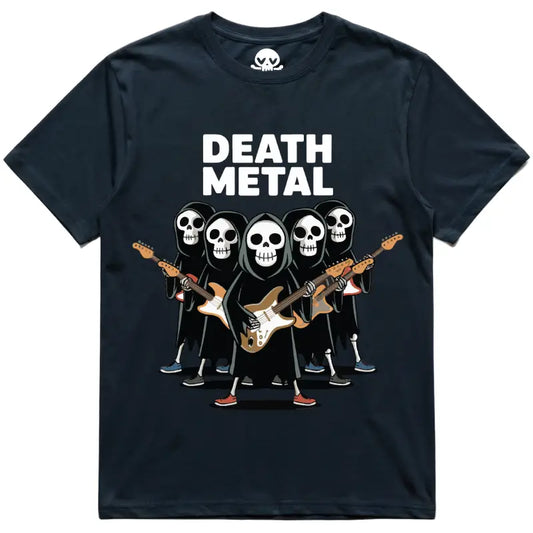 Kid Vicious ‘Death Metal’ Kids T-Shirt – Black Alternative Rock & Metal Tee