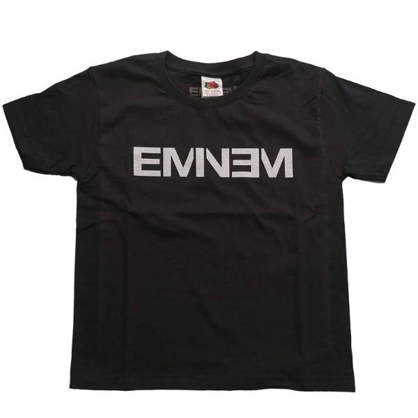 Eminem Kids Black T-Shirt - Eminem Logo Eminem Kids Black T-Shirt - Eminem Logo