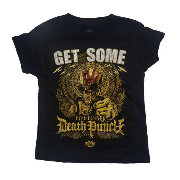 Five Finger Death Punch Kids T Shirt Get Some KidVicious