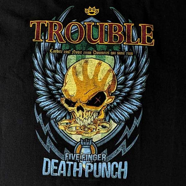 Five Finger Death Punch Kids T-Shirt - Trouble