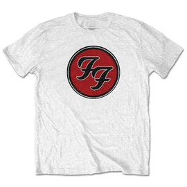 Foo Fighters Adult T-Shirt - Foo Fighters Logo - White