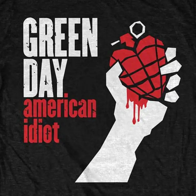 Green Day Kids T-Shirt - American Idiot Close Up Green Day Kids T-Shirt - American Idiot Close Up