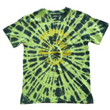 Green Day Adult T-Shirt - Green Day All Stars - Green Tie Dye Green Day Adult T-Shirt - Green Day All Stars - Green Tie Dye