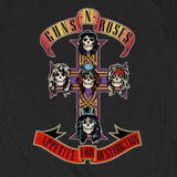 Guns 'n' Roses Adult T-Shirt - Appetite For Destruction Album Artwork