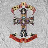 Guns 'n' Roses Kids Grey T-Shirt - Appetite For Destruction Album Guns 'n' Roses Kids Grey T-Shirt - Appetite For Destruction Album