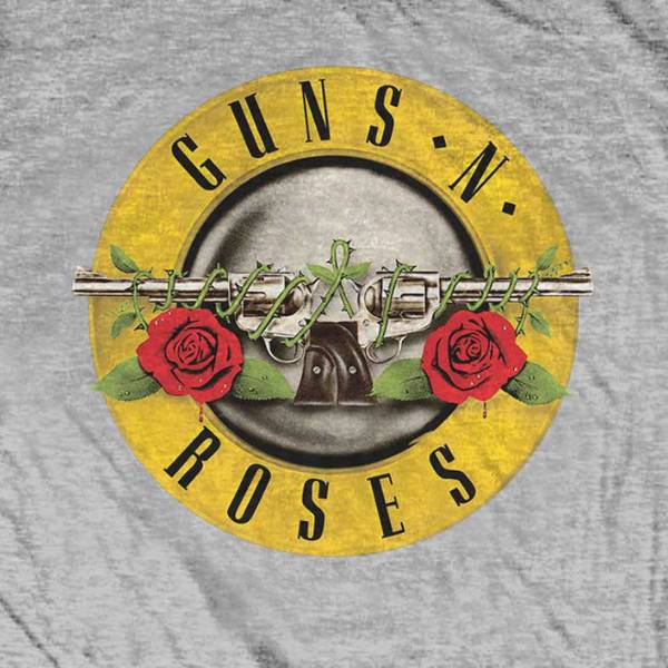 Guns 'n' Roses Kids Grey T-Shirt - Classic Guns N Roses Logo Guns 'n' Roses Kids Grey T-Shirt - Classic Guns N Roses Logo