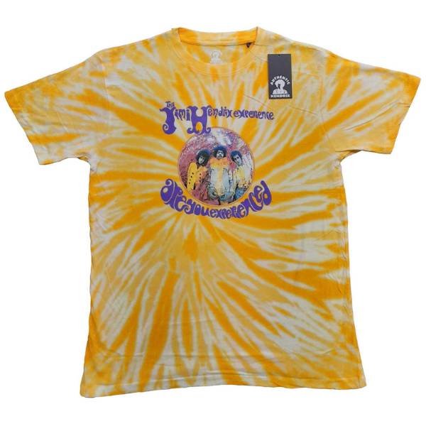 Jimi Hendrix Kids T-Shirt - Are You Experienced - Yellow Tie Dye Jimi Hendrix Kids T-Shirt - Are You Experienced - Yellow Tie Dye