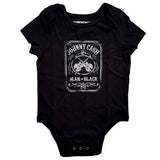 Johnny Cash Babygrow - Johnny Cash The Man In Black Johnny Cash Babygrow - Johnny Cash The Man In Black