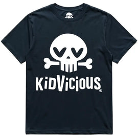 KidVicious Skull & Bone Logo Kids T-Shirt β Alternative Style for Little Rockers