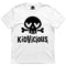 KidVicious Skull & Bone Logo Kids T-Shirt – White Alternative Tee for Little Rockers