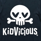 KidVicious Skull & Bone Logo Kids T-Shirt β Alternative Style for Little Rockers - Close Up KidVicious Skull & Bone Logo Kids T-Shirt β Alternative Style for Little Rockers - Close Up