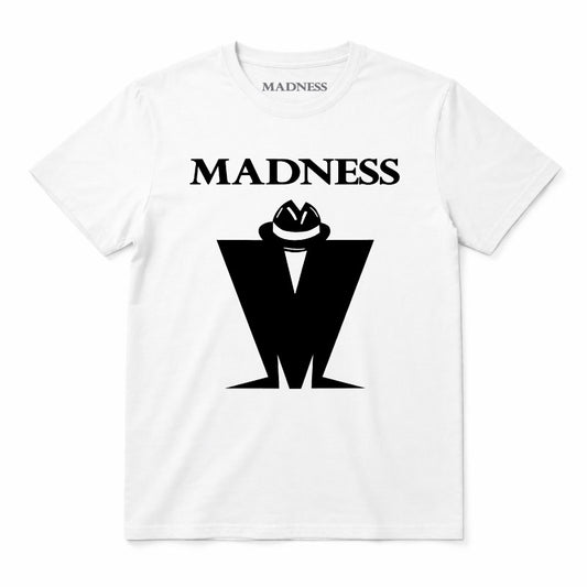 Madness Classic M Logo Kids T-shirt. Black Madness Logo on a White T-Shirt