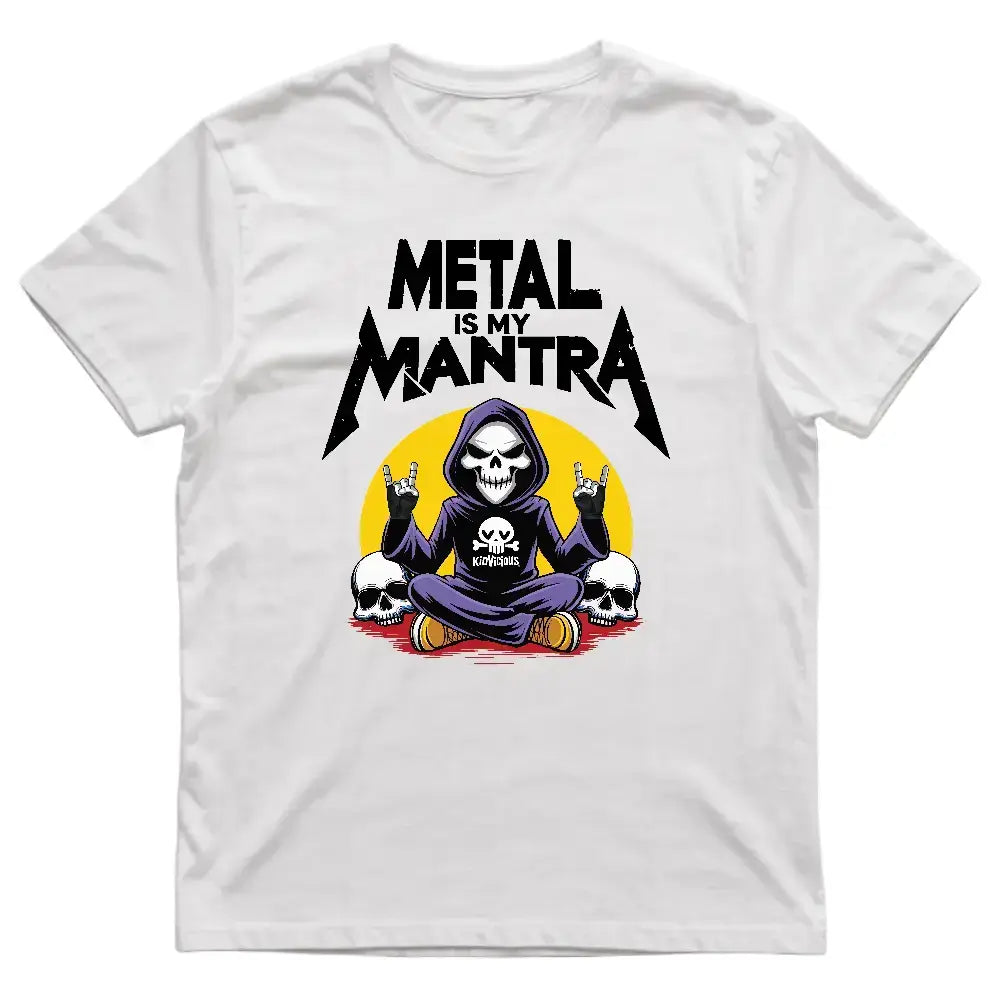 Metal Is My Mantra Kids T-Shirt - White Metal Is My Mantra Kids T-Shirt - White
