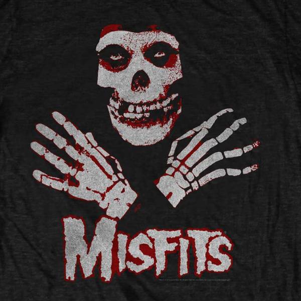 Misfits Punk Kids T-Shirt - Crimson Ghost Hands Misfits Punk Kids T-Shirt - Crimson Ghost Hands