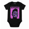 Black Morrissey Babygrow with Morrissey Day Of The Dead Artwork