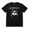 Morrissey Kids T-Shirt black with a white printed graphic of Morrissey's Face and Logo