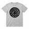 Morrissey kids t-shirt grey with black peace symbol logo graphic