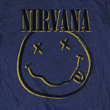 Nirvana Kids T-Shirt - Smiley Face - Blue Nirvana Kids T-Shirt - Smiley Face - Blue