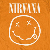 Nirvana Kids T-Shirt - Smiley Face - Orange Nirvana Kids T-Shirt - Smiley Face - Orange