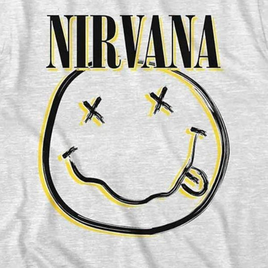Nirvana Kids White Sweatshirt - Smiley Face