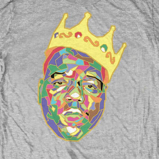 Notorious B.I.G. Kids Grey T-Shirt - Biggie Small Crown