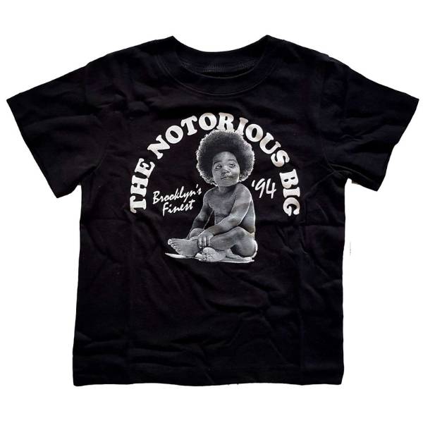 Notorious B.I.G. Kids Black T-Shirt - Brooklyn's Finest 94 Notorious B.I.G. Kids Black T-Shirt - Brooklyn's Finest 94