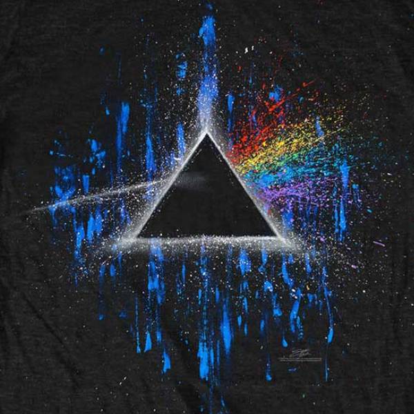 Pink Floyd Kids T-Shirt - Dark Side Of The Moon Album Spray Paint Pink Floyd Kids T-Shirt - Dark Side Of The Moon Album Spray Paint