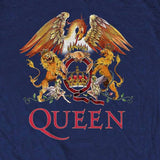 Queen Kids T-Shirt Blue - Classic Queen Crest Queen Kids T-Shirt Blue - Classic Queen Crest