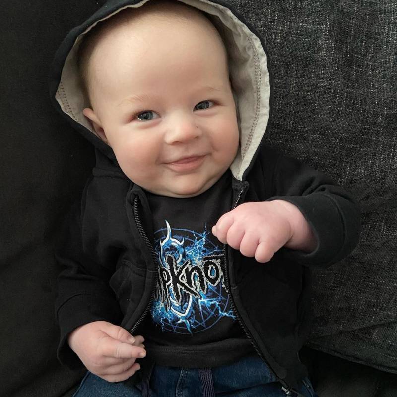 Slipknot Kids Hoodie - Blue Logo