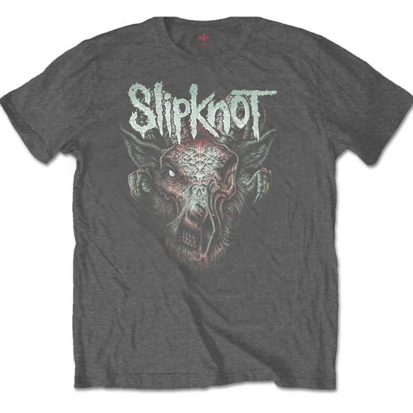 Slipknot Kids T-Shirt - Slipknot Infected Goat - Charcoal Slipknot Kids T-Shirt - Slipknot Infected Goat - Charcoal