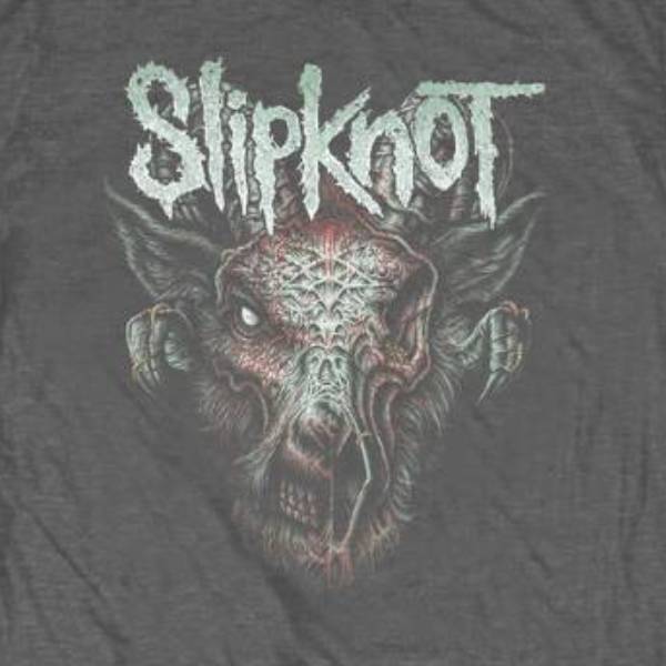 Slipknot Kids T-Shirt - Slipknot Infected Goat - Charcoal Slipknot Kids T-Shirt - Slipknot Infected Goat - Charcoal