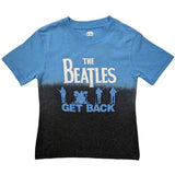 The Beatles Kids T-Shirt - Beatles Get Back - Blue Tie Dye The Beatles Kids T-Shirt - Beatles Get Back - Blue Tie Dye