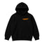 The Prodigy kids hoodie with The Prodigy Invaders Must Die artwork and logo printed on a plain black hoody