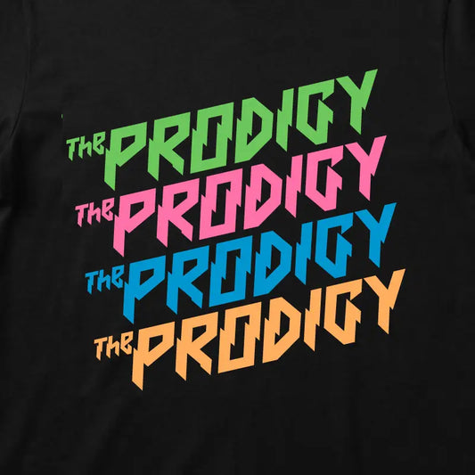 The Prodigy Kids T-Shirt - Repeat Logo - Close Up