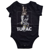 Tupac Shakur Black Babygrow - 2Pac Praying Tupac Shakur Black Babygrow - 2Pac Praying
