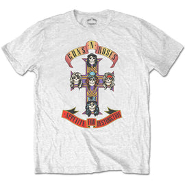 Guns 'n' Roses Kids White T-Shirt: Appetite For Destruction Album Cover