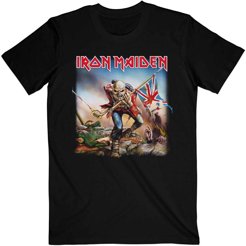 Iron Maiden Adult T-Shirt - The Trooper Iron Maiden Adult T-Shirt - The Trooper