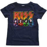 KISS Kids T-Shirt - Multicolourd KISS Band Faces KISS Kids T-Shirt - Multicolourd KISS Band Faces