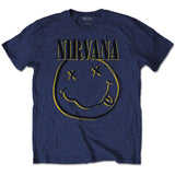 Nirvana Kids T-Shirt Smiley Face - Blue Nirvana Kids T-Shirt Smiley Face - Blue