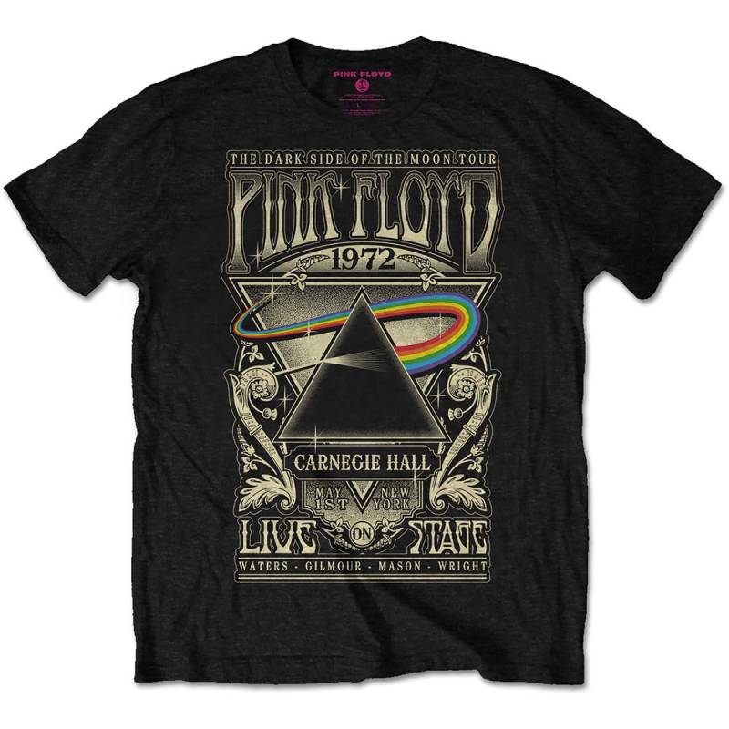 Pink Floyd Adult T Shirt Dark Side Of The Moon Tour 1972