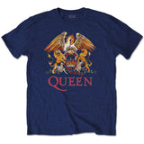 Queen Kids T-Shirt Blue - Classic Queen Crest Queen Kids T-Shirt Blue - Classic Queen Crest