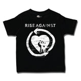 Rise Against Kids Black T-Shirt - Logo Rise Against Kids Black T-Shirt - Logo