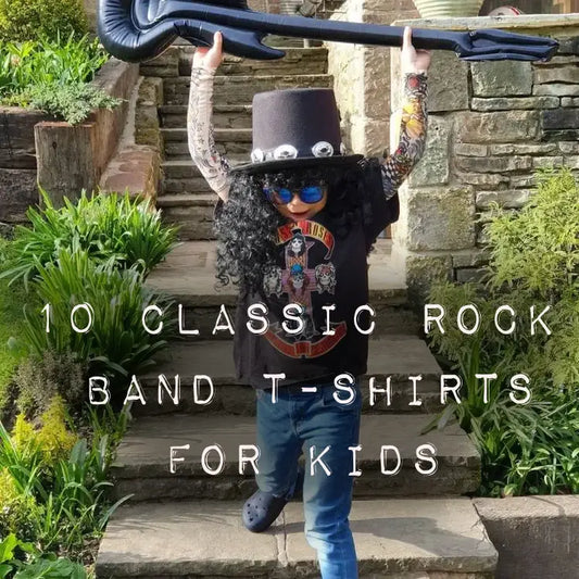10 Classic Rock Band T-Shirts for Kids
